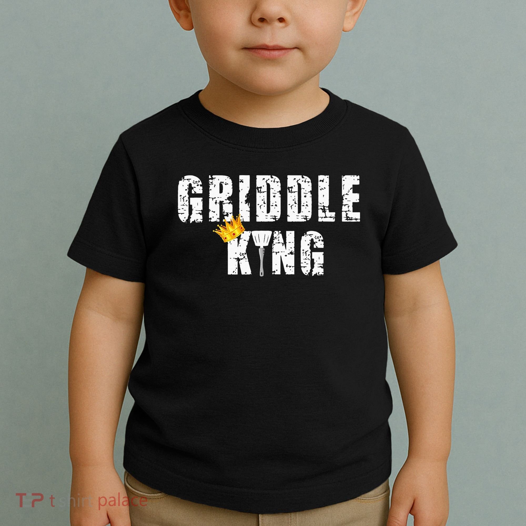Griddle Master Barbecue Chef BBQ Grandpa Grillin Dad Toddler T-Shirt