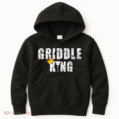 Griddle Master Barbecue Chef BBQ Grandpa Grillin Dad Kids Hoodie