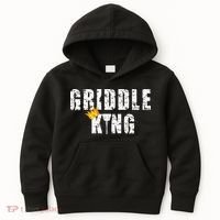 Griddle Master Barbecue Chef BBQ Grandpa Grillin Dad Kids Hoodie thumb 0