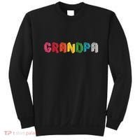 Grandpa Master Builder Building Bricks Blocks Family Set Sweatshirt thumb 0