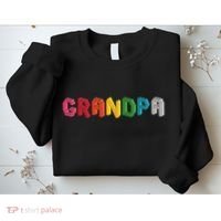 Grandpa Master Builder Building Bricks Blocks Family Set Sweatshirt thumb 2