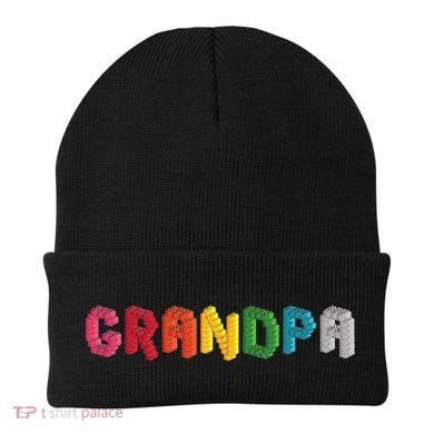 Grandpa Master Builder Building Bricks Blocks Family Set Beanie