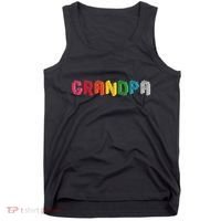 Grandpa Master Builder Building Bricks Blocks Family Set Tank Top thumb 0
