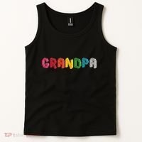 Grandpa Master Builder Building Bricks Blocks Family Set Tank Top thumb 2