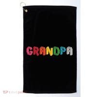 Grandpa Master Builder Building Bricks Blocks Family Set Golf Towel thumb 0