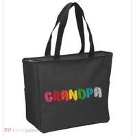 Grandpa Master Builder Building Bricks Blocks Family Set Tote Bag thumb 2
