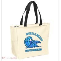 Graphic Myrtle Beach South Carolina Pocket Wave Souvenir Tote Bag thumb 2