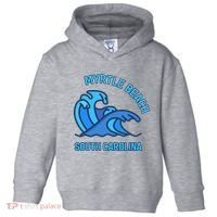 Graphic Myrtle Beach South Carolina Pocket Wave Souvenir Toddler Hoodie thumb 0