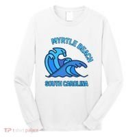 Graphic Myrtle Beach South Carolina Pocket Wave Souvenir Long Sleeve Shirt thumb 0