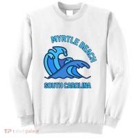 Graphic Myrtle Beach South Carolina Pocket Wave Souvenir Sweatshirt thumb 0
