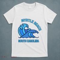 Graphic Myrtle Beach South Carolina Pocket Wave Souvenir T-Shirt thumb 5