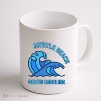 Graphic Myrtle Beach South Carolina Pocket Wave Souvenir Coffee Mug thumb 1