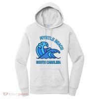 Graphic Myrtle Beach South Carolina Pocket Wave Souvenir Women's Hoodie thumb 0