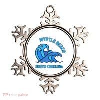 Graphic Myrtle Beach South Carolina Pocket Wave Souvenir Ornament thumb 0