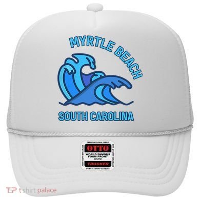 Graphic Myrtle Beach South Carolina Pocket Wave Souvenir Hat