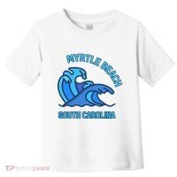 Graphic Myrtle Beach South Carolina Pocket Wave Souvenir Toddler T-Shirt thumb 0