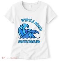 Graphic Myrtle Beach South Carolina Pocket Wave Souvenir Women's T-Shirt thumb 0