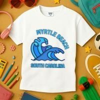 Graphic Myrtle Beach South Carolina Pocket Wave Souvenir Kids T-Shirt thumb 3