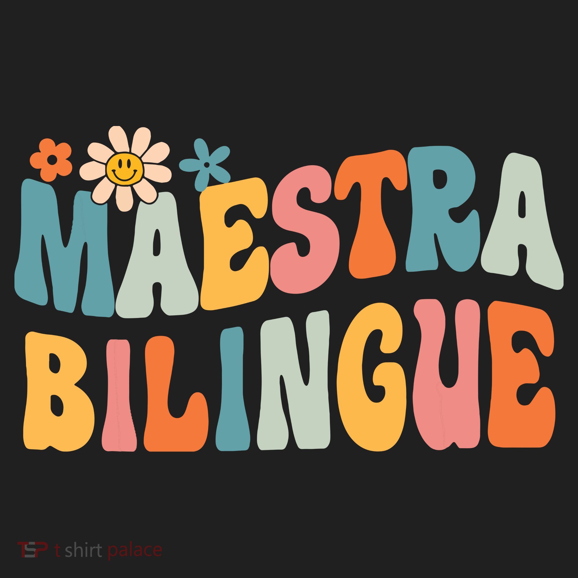 Groovy Maestra Bilingue Spanish Teacher Retro Tumbler