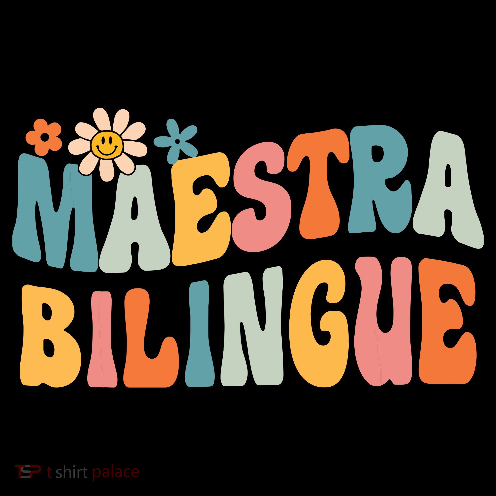 Groovy Maestra Bilingue Spanish Teacher Retro Toddler Hoodie