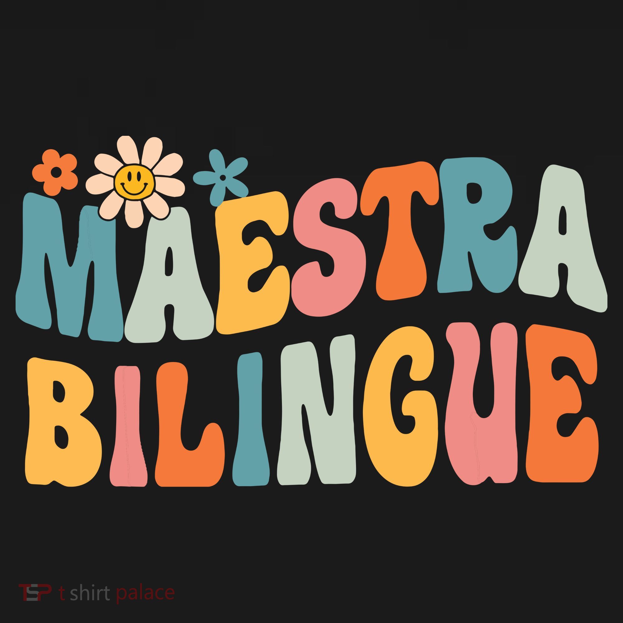Groovy Maestra Bilingue Spanish Teacher Retro Tote Bag