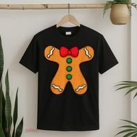 Gingerbread Man Body Costume for Halloween or Christmas T-Shirt thumb 2