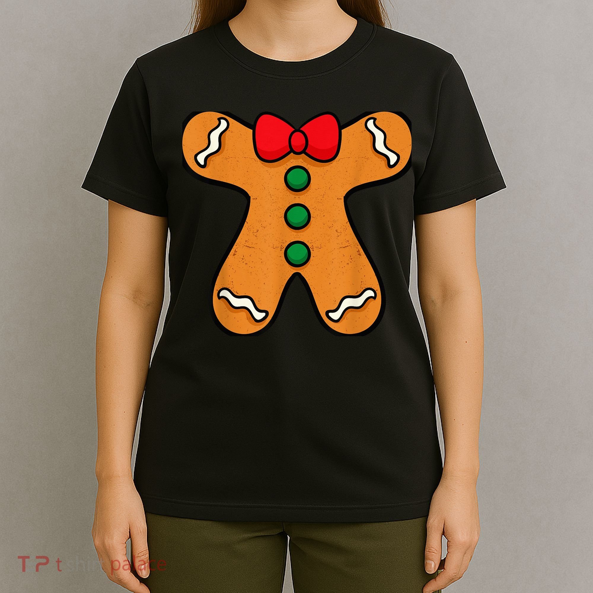 Gingerbread Man Body Costume for Halloween or Christmas T-Shirt