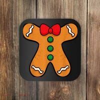 Gingerbread Man Body Costume for Halloween or Christmas Coaster thumb 0
