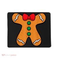 Gingerbread Man Body Costume for Halloween or Christmas Mousepad thumb 0