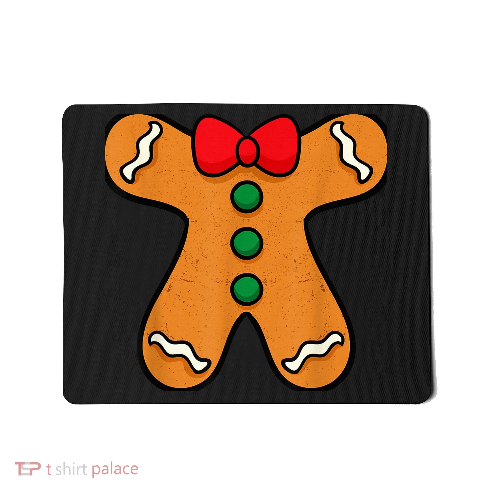 Gingerbread Man Body Costume for Halloween or Christmas Mousepad