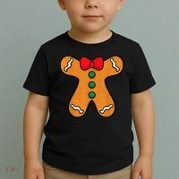 Gingerbread Man Body Costume for Halloween or Christmas Toddler T-Shirt thumb 2