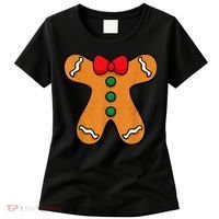 Gingerbread Man Body Costume for Halloween or Christmas Women's T-Shirt thumb 0