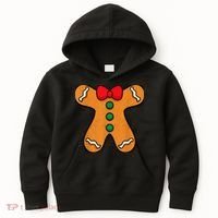 Gingerbread Man Body Costume for Halloween or Christmas Kids Hoodie thumb 0