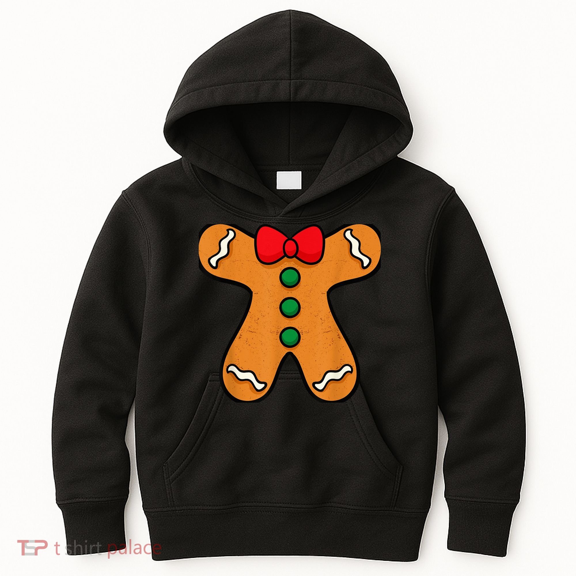 Gingerbread Man Body Costume for Halloween or Christmas Kids Hoodie