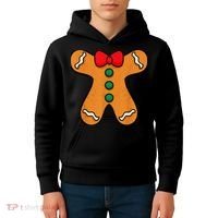 Gingerbread Man Body Costume for Halloween or Christmas Kids Hoodie thumb 4