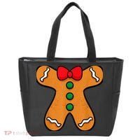 Gingerbread Man Body Costume for Halloween or Christmas Tote Bag thumb 0