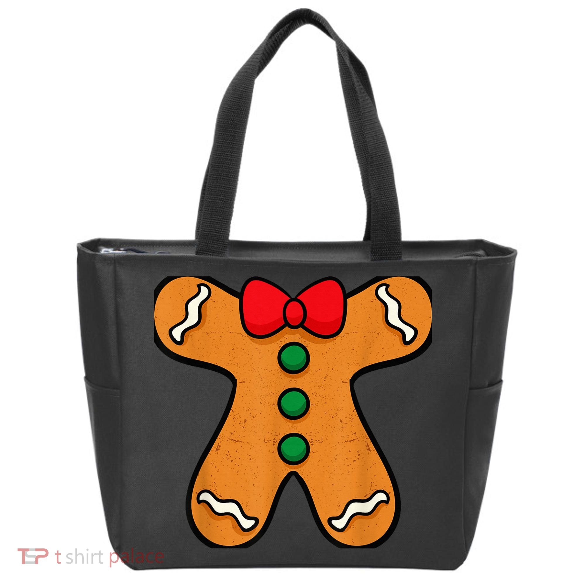 Gingerbread Man Body Costume for Halloween or Christmas Tote Bag