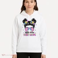 Groovy Messy Bun Third Grade Back To School Hoodie thumb 5