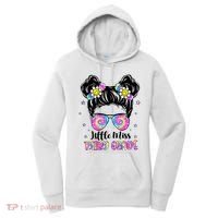 Groovy Messy Bun Third Grade Back To School Women's Hoodie thumb 0