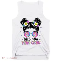Groovy Messy Bun Third Grade Back To School Tank Top thumb 0