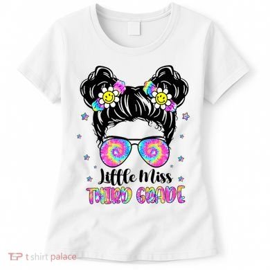 Groovy Messy Bun Third Grade Back To School Women's T-Shirt