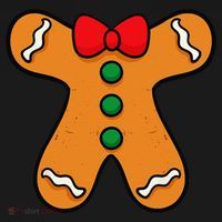 Gingerbread Man Body Costume For Halloween Or Christmas Bucket Hat thumb 4