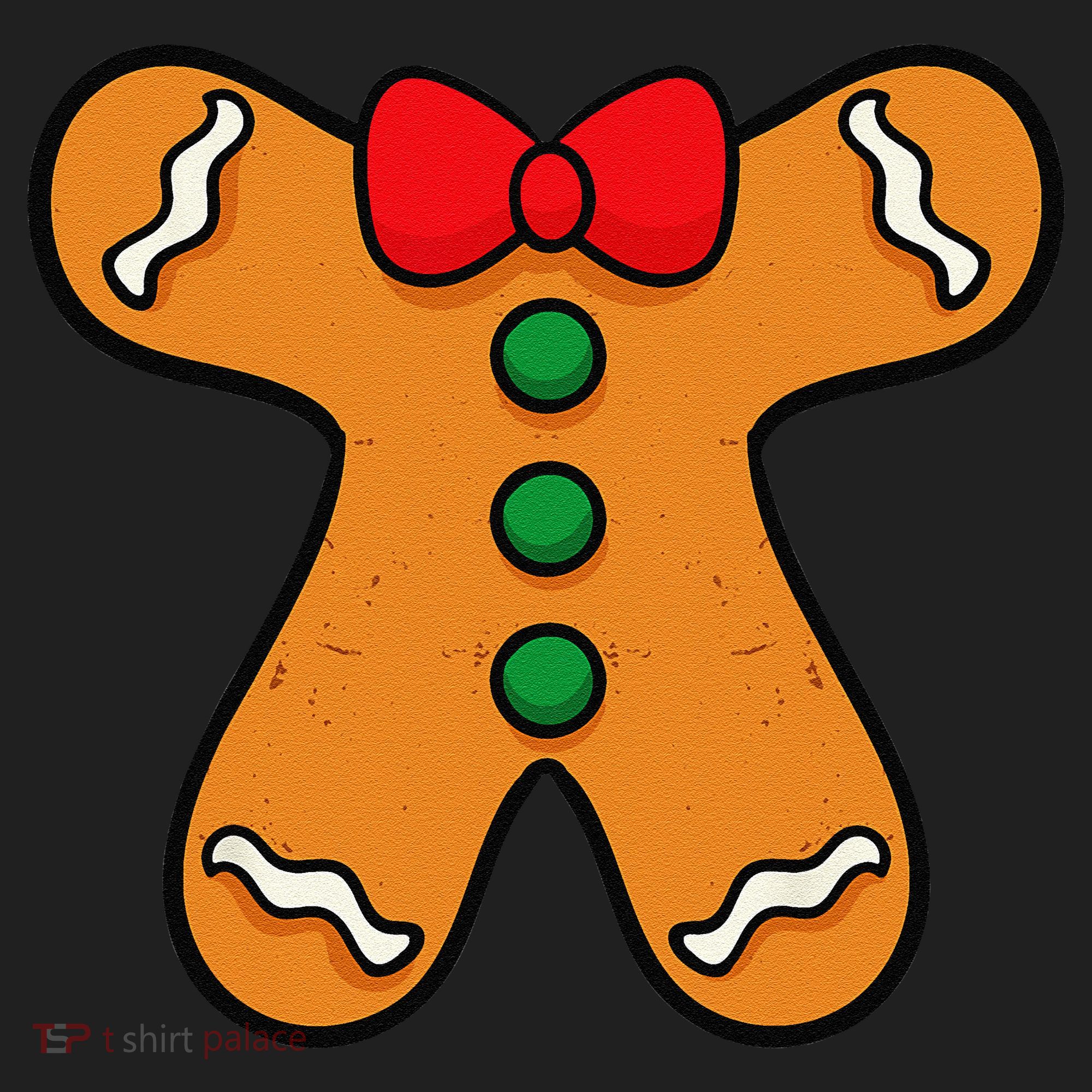Gingerbread Man Body Costume For Halloween Or Christmas Beanie