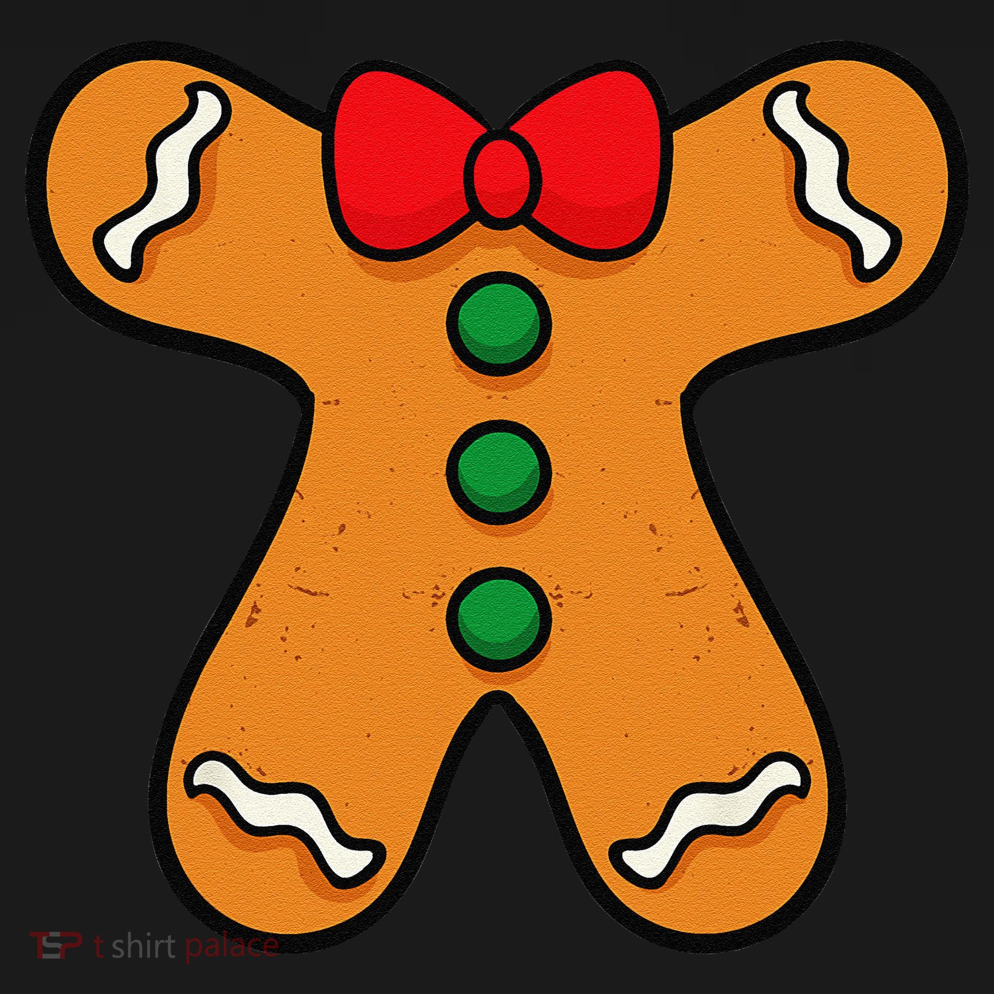 Gingerbread Man Body Costume For Halloween Or Christmas Pajama Set