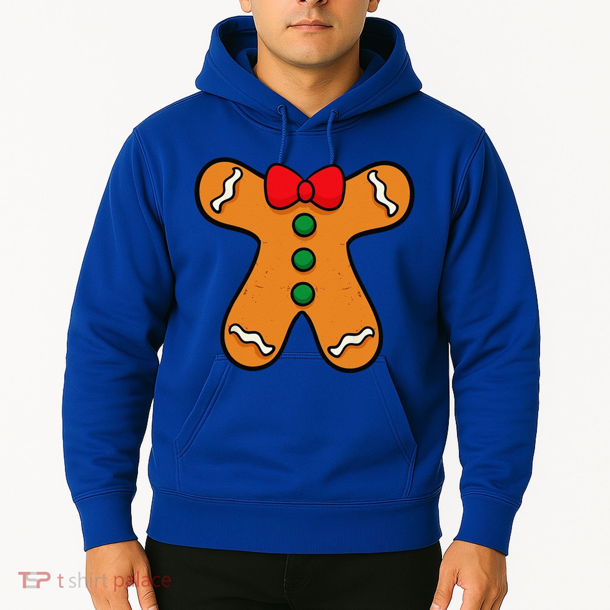 Gingerbread Man Body Costume For Halloween Or Christmas Hoodie