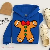 Gingerbread Man Body Costume For Halloween Or Christmas Hoodie thumb 4