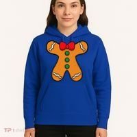 Gingerbread Man Body Costume For Halloween Or Christmas Hoodie thumb 5