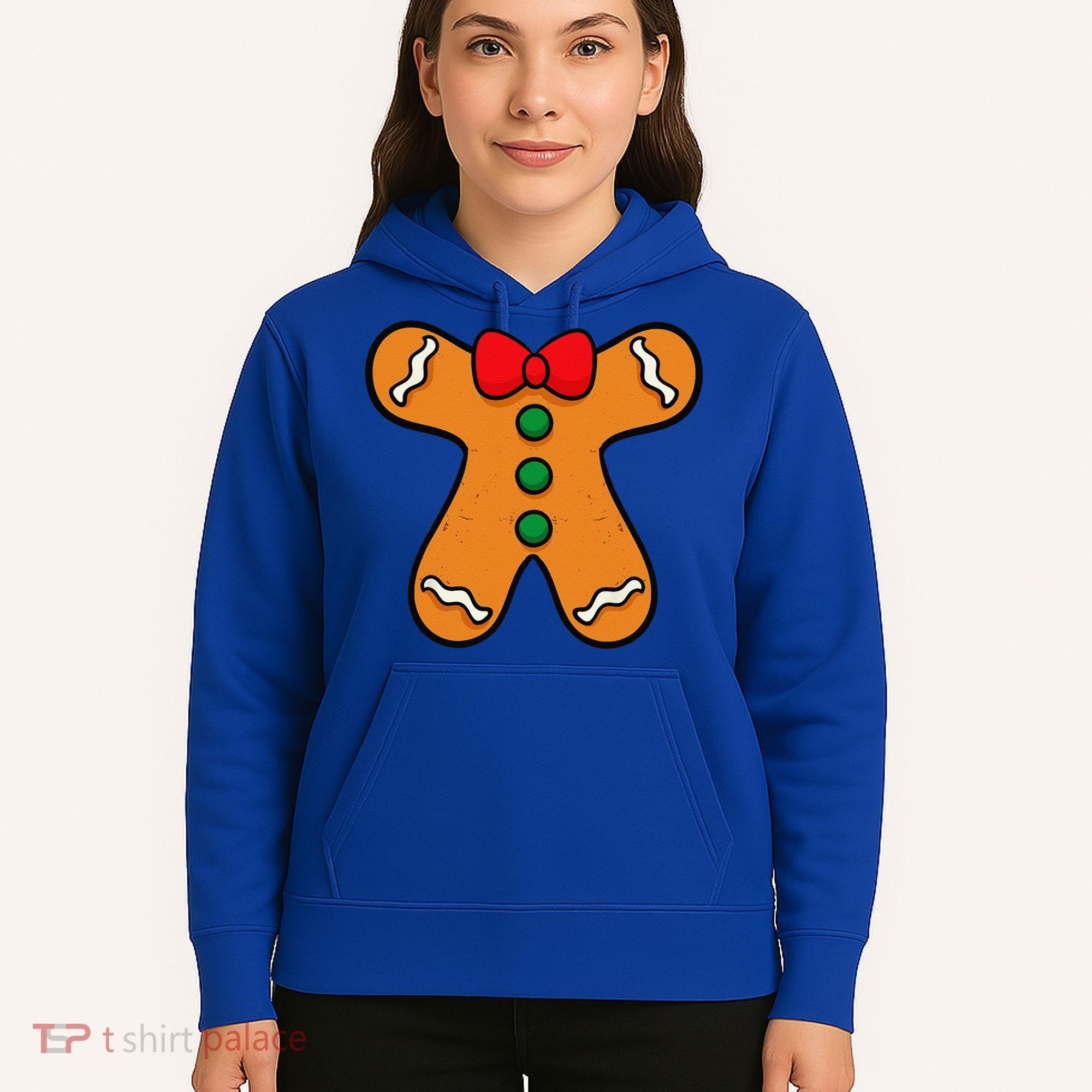 Gingerbread Man Body Costume For Halloween Or Christmas Hoodie