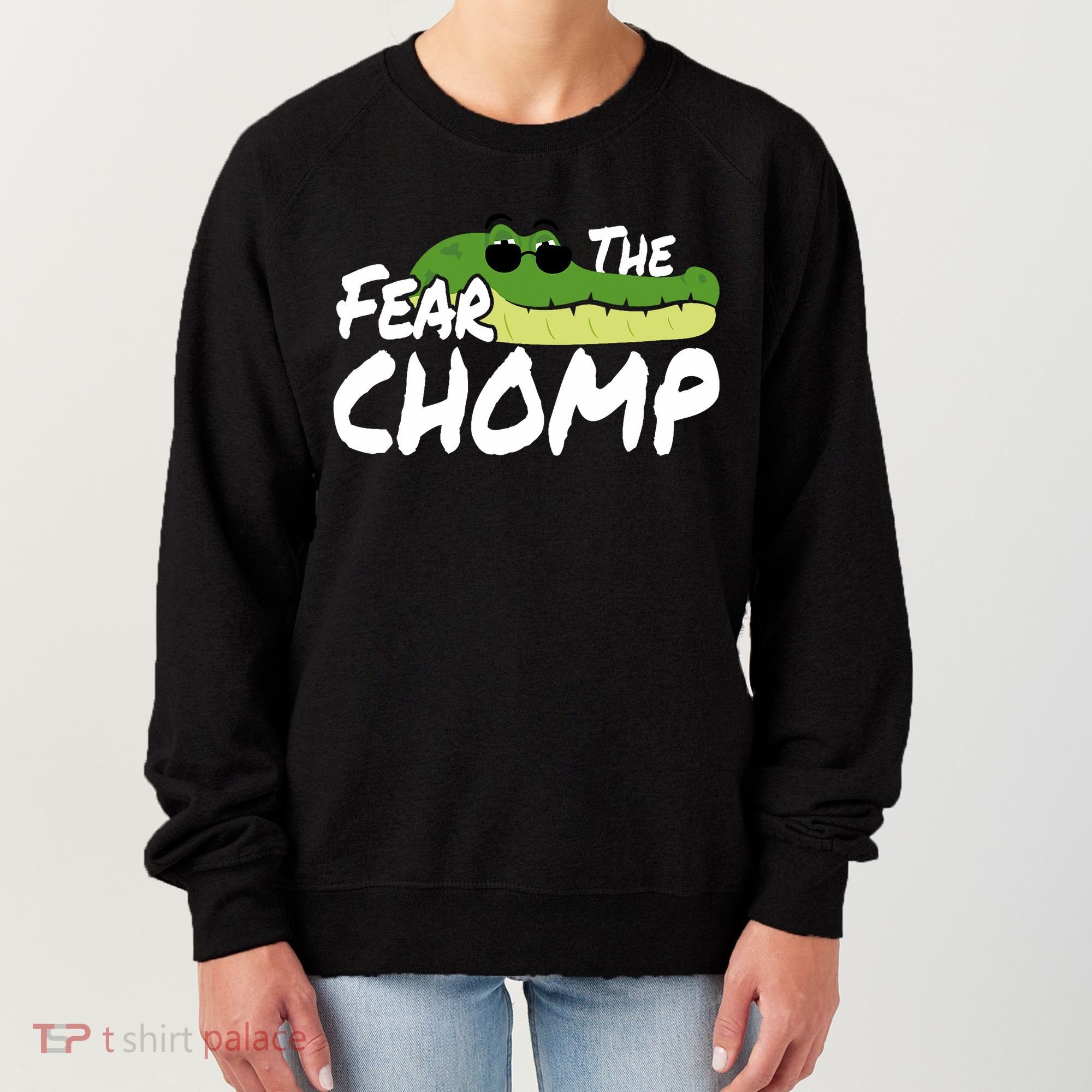 Gator Mascot Back To School Fear The Chomp Florida Game Women's Sweatshirt