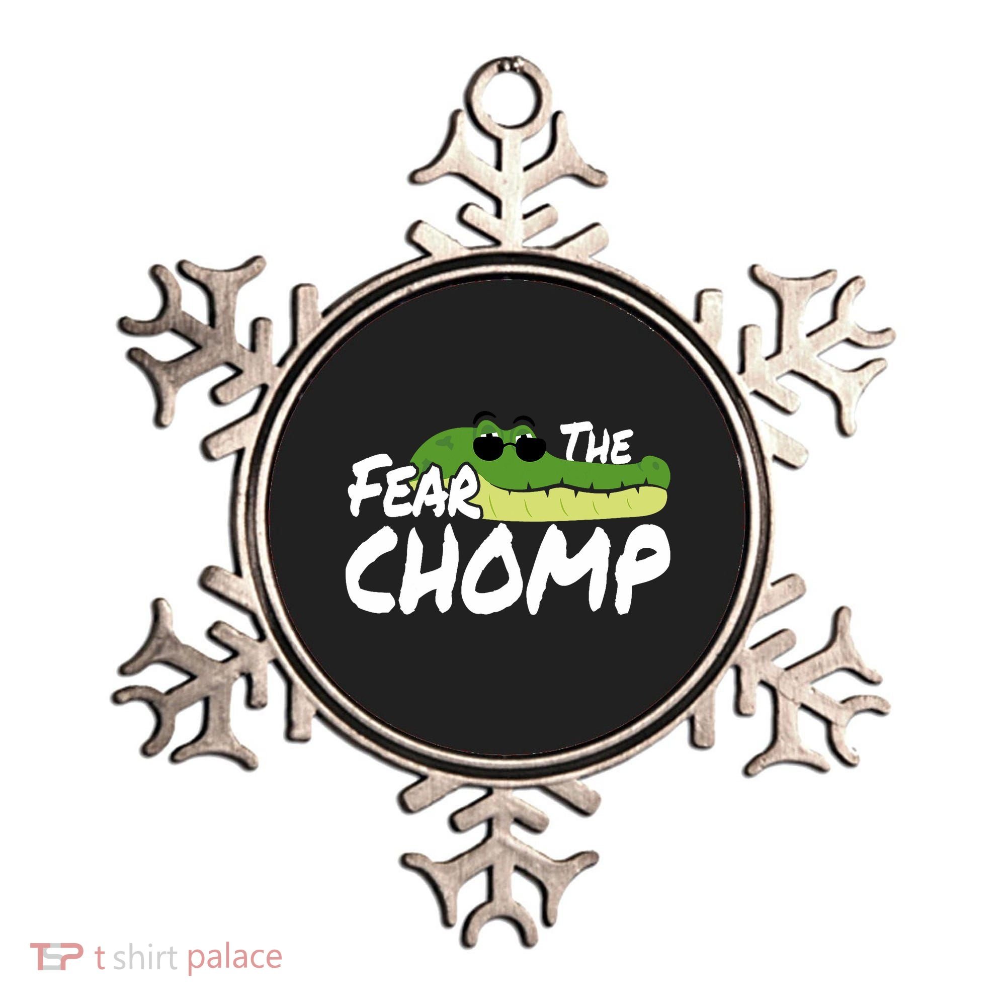 Gator Mascot Back To School Fear The Chomp Florida Game Ornament